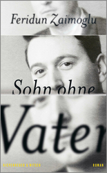 Buchcover von »Sohn ohne Vater«. Ein schwarz-weiß Foto eines Mannes, darüber der Titel.